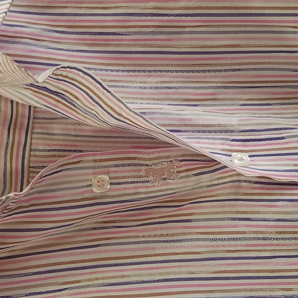 BUGATCHI Men's Shaped Fit Button Up Short Sleeve Shirt - Picture 3 of 5